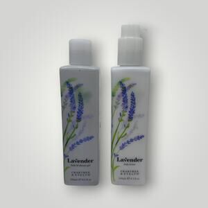 Crabtree & Evelyn Lavender Duo Bath and Shower Gel and Body Lotion Gift Set of 2